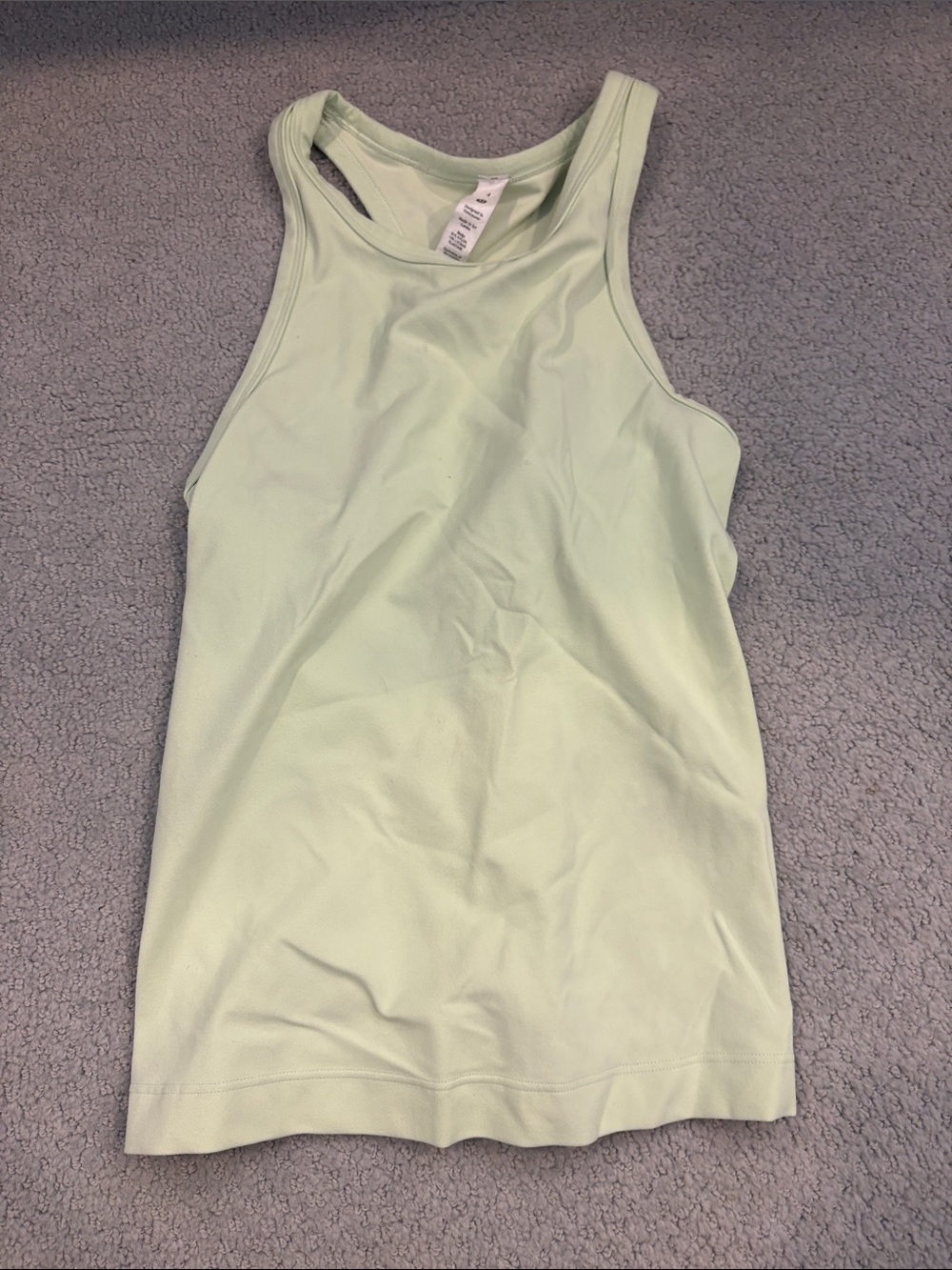 Light green Lululemon align racer back tank
